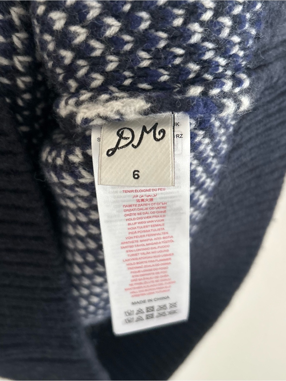 NWT Damson Madder Rhona Tank in Navy Horse - Picture 6 of 7